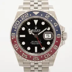 ROLEX GMT MASTER II 126710BLRO SS SS AT BLACK DIAL JUBILEE BRACELET 1 EXTRA LINK
