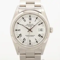 ROLEX OYSTER PERPETUAL DATE 15200 SS SS AT WHITE DIAL