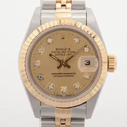 ROLEX DATEJUST 69173G SS×YG SS×YG AT CHAMPAGNE-FACE 2 EXTRA LINKS