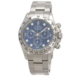 ROLEX COSMOGRAPH DAYTONA SODALITE 8P DIAMOND WATCHES 116509G K18 WHITE GOLD/...