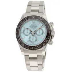 ROLEX COSMOGRAPH DAYTONA ICE BLUE DIAL DIAMOND WATCHES 116506A PLATINUM/PT MENS