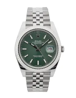 ROLEX DATEJUST 41 / MINT GREEN DIAL  / 2023 / 126334