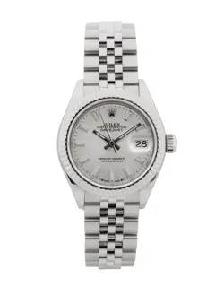 ROLEX DATEJUST 28 / SILVER BATON DIAL / 2024 / 279174