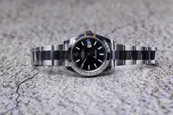 ROLEX DATEJUST 41MM - BLACK  DIAL OYSTER BAND - 126300