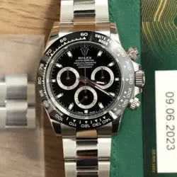 ROLEX COSMOGRAPH DAYTONA MEN'S BLACK WATCH - 116500LN 2023 SLIDER