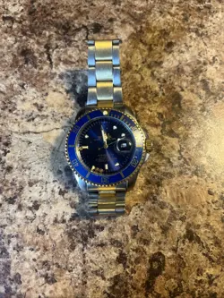 ROLEX MENS WATCH BLUE