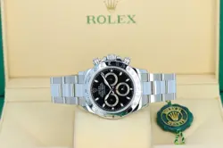 ROLEX COSMOGRAPH DAYTONA 40MM 116520, BLACK DIAL - STAINLESS STEEL ON BRACELET