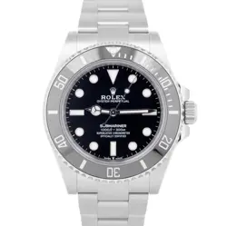 NEW UNWORN 2024 PAPERS ROLEX SUBMARINER NO-DATE 41MM 124060 LN STEEL WATCH BOX