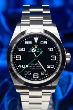 2024 ROLEX AIR-KING - FULL SET - 126900 SILVER OYSTER BRACELET WITH SILVER BEZEL
