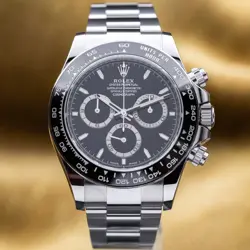 2025 ROLEX DAYTONA COSMOGRAPH 40MM CERAMIC BLACK DIAL 116500LN COMPLETE SET