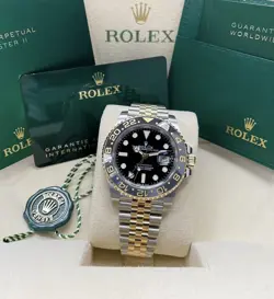 ROLEX GMT-MASTER II 126713GRNR TWO-TONE JUBILEE BOX & PAPERS
