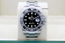 ROLEX 116710LN GMT MASTER II BLACK CERAMIC INSERT 2015 BOX & PAPER