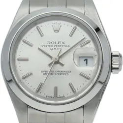 ROLEX OYSTER PERPETUAL DATE LADIES WATCH 79160(F) STAINLESS STEEL WOMENWATCH...