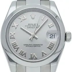 ROLEX DATEJUST 31 BOYS WATCH 178240(Z) STAINLESS STEEL UNISEXWATCH SILVER USED