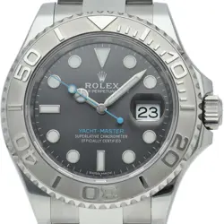 ROLEX YACHT-MASTER 40 WATCH DARK RHODIUM 116622 PT/STAINLESS STEEL MENSWATCH...