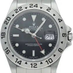 ROLEX EXPLORER 2 16570(Y) STAINLESS STEEL MENSWATCH BLACK USED