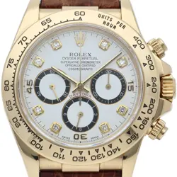 ROLEX COSMOGRAPH DAYTONA EL PRIMERO 8P DIAMOND REVERSE 6 DIAL 16518G(W) K18 ...