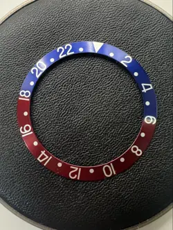 ROLEX GMT 1675 GENUINE BEZEL DISC BLUE / RED MEN'S PARTS