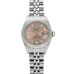 ROLEX DATEJUST DIAMOND 79174G F(2004) PINK/DIAMOND LADIES AUTOMATIC #GZ174