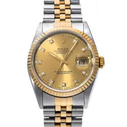 ROLEX DATEJUST DIAMOND 16233G S(1993) DIAMOND MEN'S AUTOMATIC #GZ122
