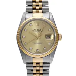 ROLEX DATEJUST DIAMOND 16233G P(2000) DIAMOND MEN'S AUTOMATIC #GZ110