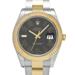 ROLEX DATEJUSTII 116333 BLACK WATCH 674863