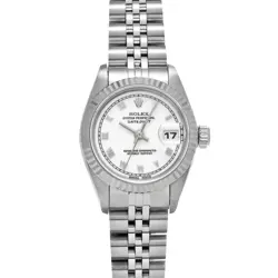 ROLEX DATEJUST 69174 WHITE WATCH 673987
