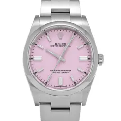 ROLEX OYSTER PERPETUAL 36 126000 CANDY PINK WATCH 674255