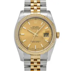 ROLEX DATEJUST 116233 CHAMPAGNE WATCH 674858