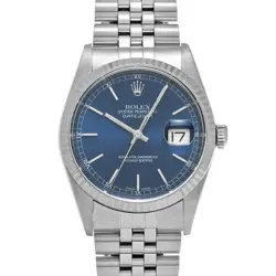 ROLEX DATEJUST 16234 BLUE WATCH 672991