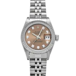 ROLEX DATEJUST 69174G PINK/DIAMOND WATCH 674917