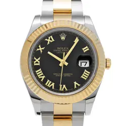 ROLEX DATEJUSTII 116333 BLACK WATCH 674804