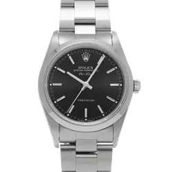 ROLEX AIR-KING 14000 BLACK WATCH 672326