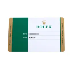 ROLEX Datejust 41 126334 Bright black WATCH 676298