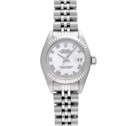 ROLEX DATEJUST 69174 WHITE WATCH 674919