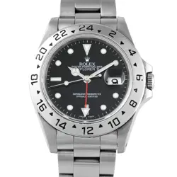 ROLEX EXPLORER II BLACK DIAL STEEL WATCH 16570