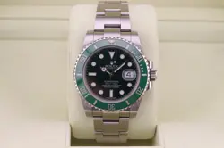 ROLEX SUBMARINER 116610LV HULK GREEN BEZEL GREEN DIAL | 2014 BOX AND CARD