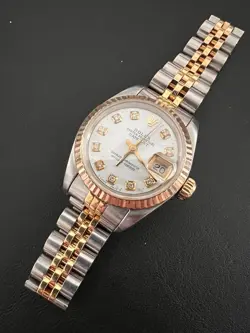 ROLEX LADY-DATEJUST GOLD & STEEL DATE WATCH REF. 69173 26MM
