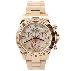 ROLEX DAYTONA 40MM MOP DIAL WATCH 116528 YG