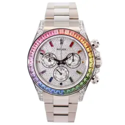 ROLEX DAYTONA 40MM PAVE DIAL WATCH 116599RBOW