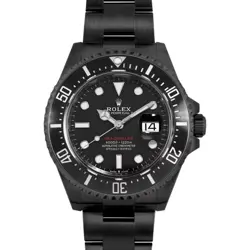 ROLEX SEA-DWELLER 43MM BLACK PVD/DLC COATED STAINLESS STEEL WATCH 126600