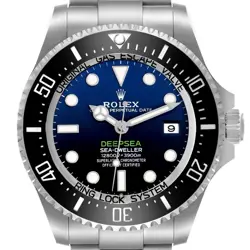 ROLEX SEADWELLER DEEPSEA CAMERON D-BLUE DIAL STEEL MENS WATCH 136660 BOX CARD
