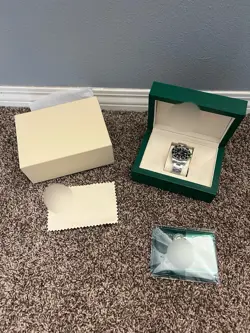 ROLEX BLACK SUBMARINER 40- LUXURY MEN AUTOMATIC STAINLESS STEEL WATCH