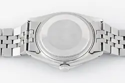 Rolex Men Datejust Steel and 18K Gold 36mm with Turquoise Marble Dial Ruby Bezel