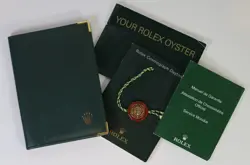 ROLEX ENGLISH SET BOOKLETS DAYTONA 2008/MANUAL + CARD MAP / CARD HOLDER /116520