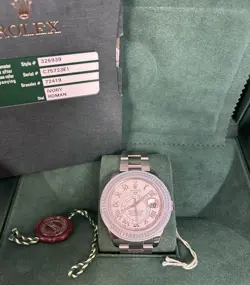 ROLEX NEW SKY-DWELLER 326939 42MM WHITE GOLD 2014-2018 BOX & PAPERS