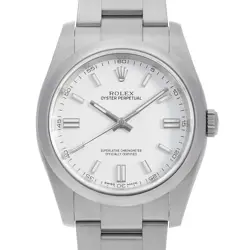 ROLEX OYSTER PERPETUAL 116000 WHITE BAR RANDOM NUMBER SECOND HAND MENS