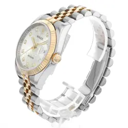 ROLEX DATEJUST 10P DIAMOND 116233G SILVER CARVING COMPUTER V 993714