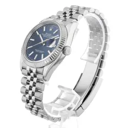 ROLEX DATEJUST 36 126234 BLUE BAR 5 ROW JUBILEE 993860