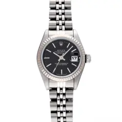 ROLEX DATEJUST 69174 BLACK WATCH 674181